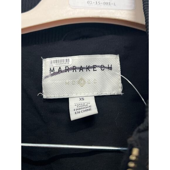 Marrakech SzXS Camo Faux Fur Zip Up Brown Black Long Sleeve Winter Bomber Jacket - Picture 5 of 6